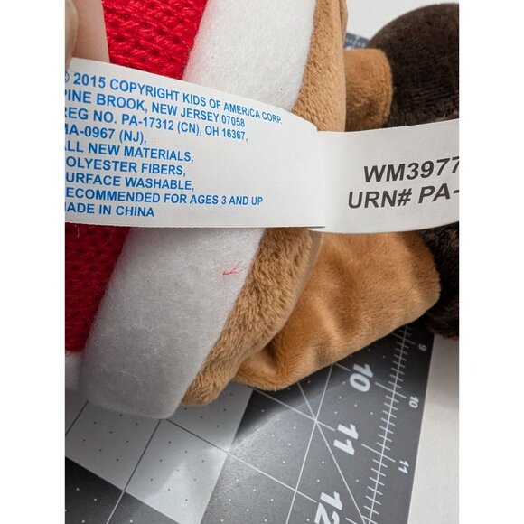 Kids of America Reindeer Christmas cable knot sweater stuffed toy 18 inch 2015 - Picture 10 of 11